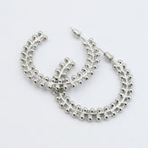 Shelly Hoop Silver earrings